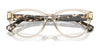 Ralph RA7151 Eyeglasses / Shiny Transparent Light Brown №6062 / Size 52