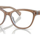 Transparent Brown On Blue №6067