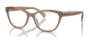 Ralph RA7152U Eyeglasses / Transparent Brown On Blue №6067 / Size 52