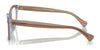 Ralph RA7152U Eyeglasses / Transparent Brown On Blue №6067 / Size 52