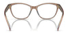 Ralph RA7152U Eyeglasses / Transparent Brown On Blue №6067 / Size 52