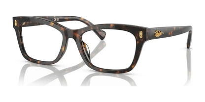 Ralph RA7154U Eyeglasses Shiny Dark Havana