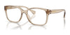 Ralph RA7155U Eyeglasses | Size 52 / Shiny Transparent Beige №5802