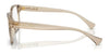 Ralph RA7155U Eyeglasses | Size 52 / Shiny Transparent Beige №5802