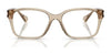 Ralph RA7155U Eyeglasses | Size 52 / Shiny Transparent Beige №5802
