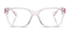 Ralph RA7155U Eyeglasses | Size 52 / Shiny Transparent Beige №5802