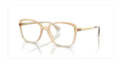 Ralph RA7156U Eyeglasses Shiny Transparent Brown