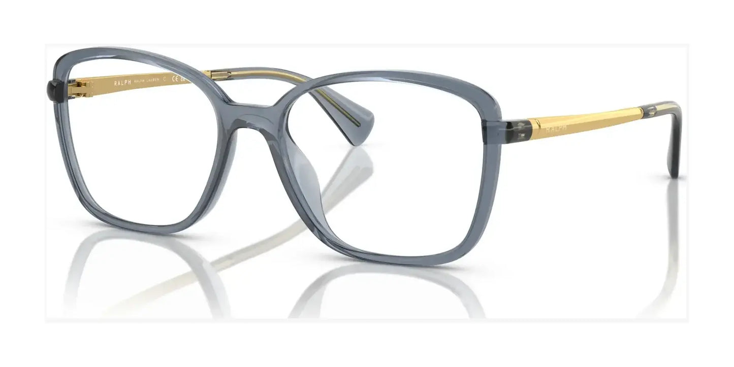 Ralph RA7156U Eyeglasses Shiny Transparent Blue