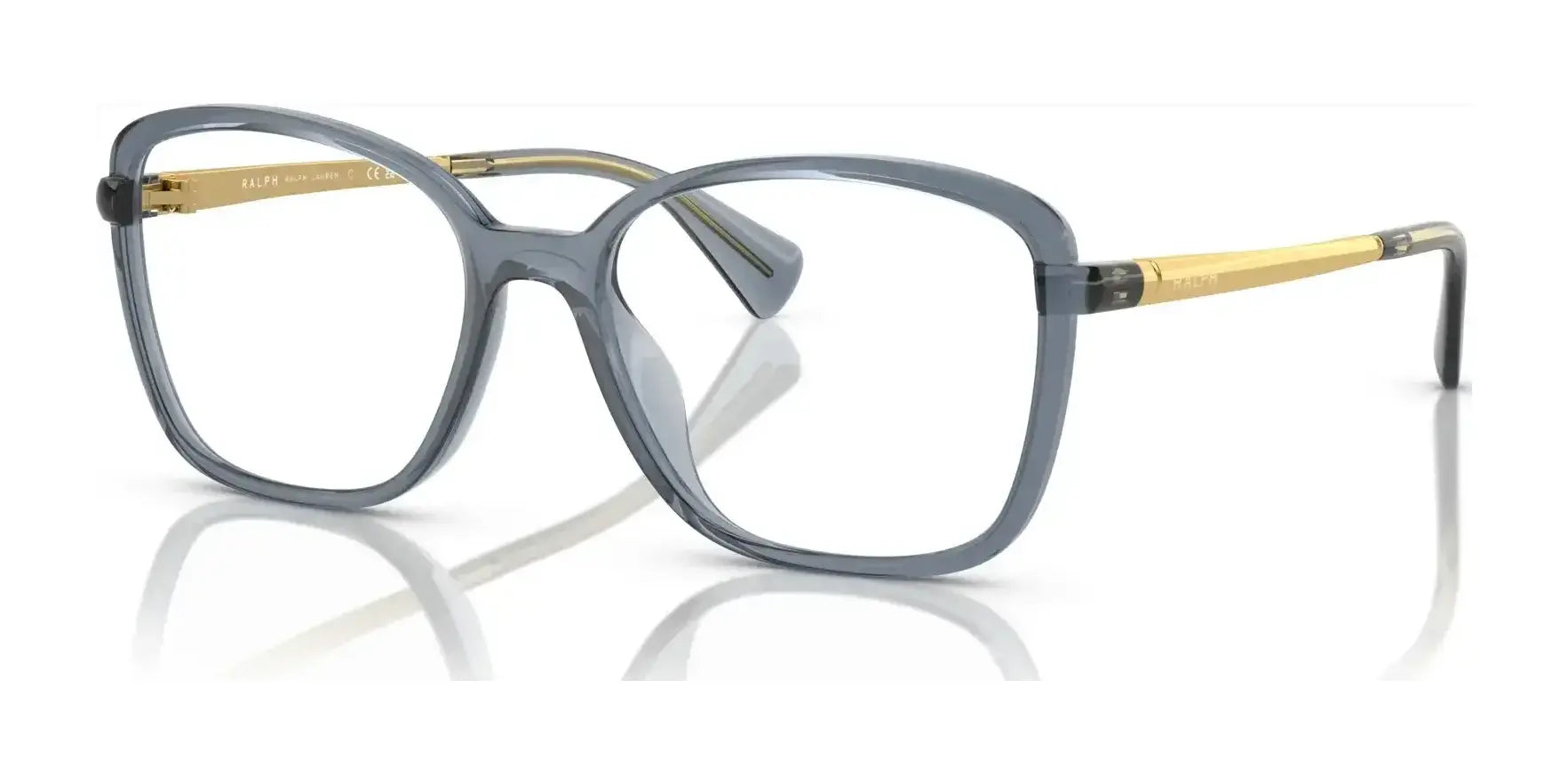 Ralph RA7156U Eyeglasses Shiny Transparent Blue