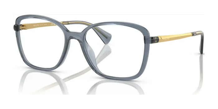 Ralph RA7156U Eyeglasses / Shiny Transparent Blue №6130 / Size 54