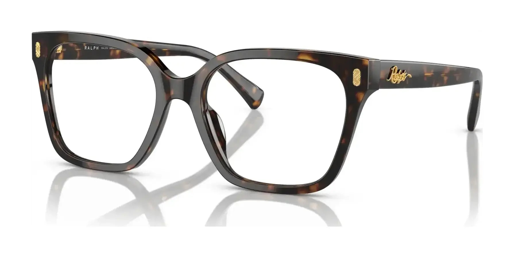 Ralph RA7158U Eyeglasses Shiny Dark Havana