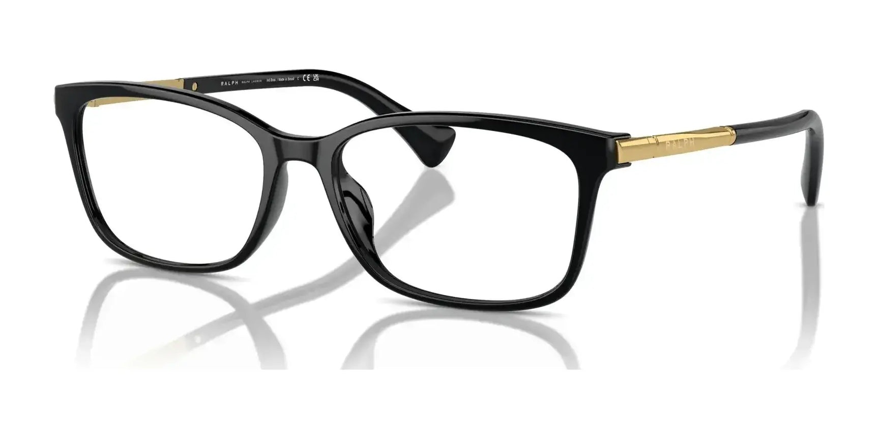 Ralph RA7160U Eyeglasses Shiny Black