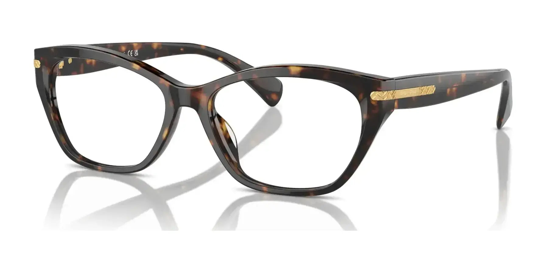 Ralph RA7161U Eyeglasses Shiny Dark Havana