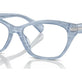 Shiny Striped Blue №6156