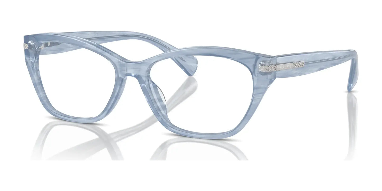 Ralph RA7161U Eyeglasses Shiny Striped Blue