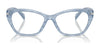 Ralph RA7161U Eyeglasses / Shiny Dark Havana №5003 / Size 53