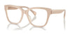 Ralph RA7162U Eyeglasses / Shiny Beige On Milky Beige №6063 / Size 53