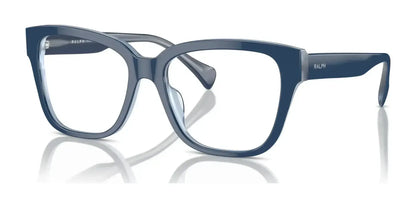 Ralph RA7162U Eyeglasses Shiny Blue On Light Blue