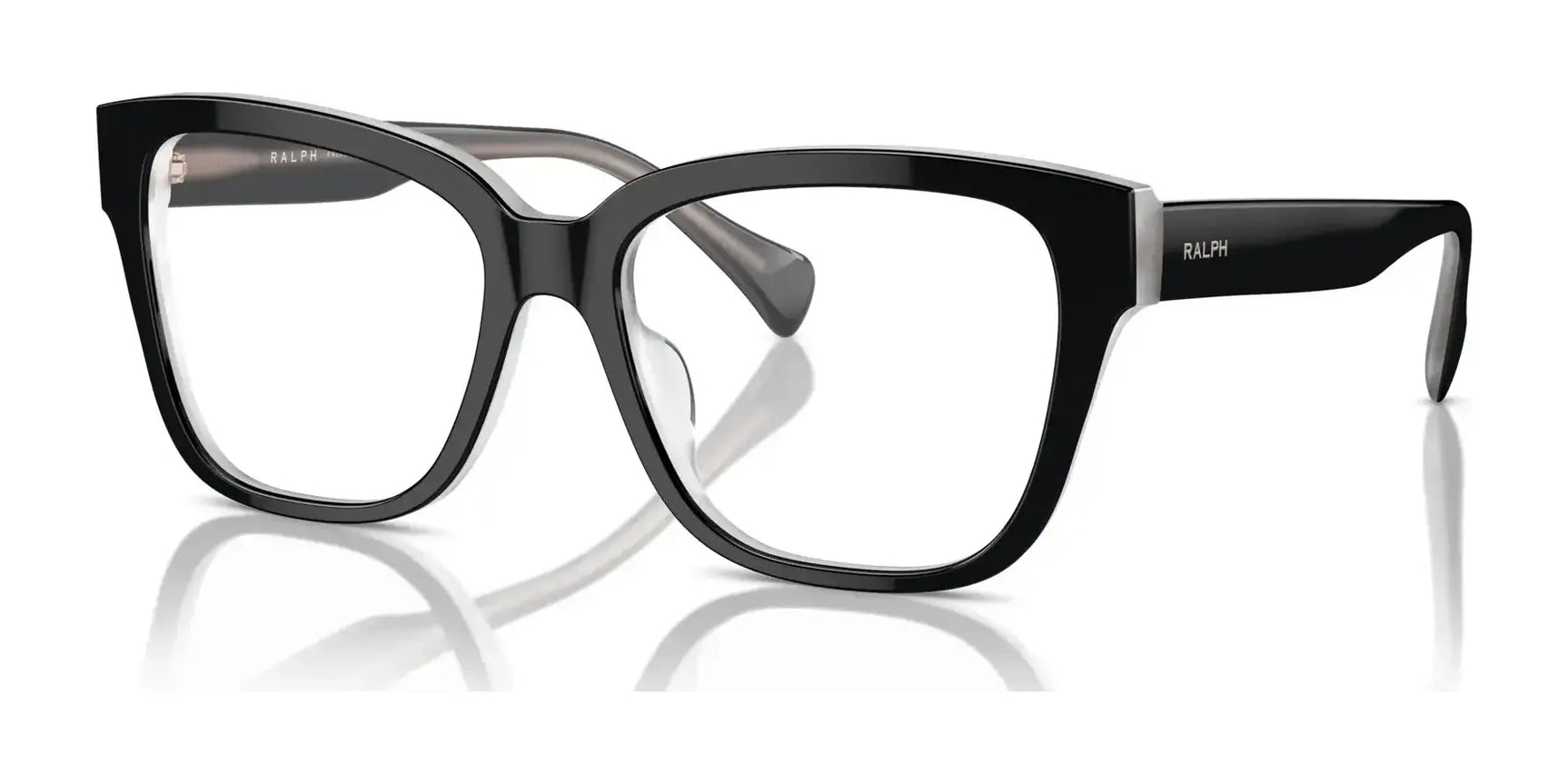 Ralph RA7162U Eyeglasses Shiny Black On Opal Grey