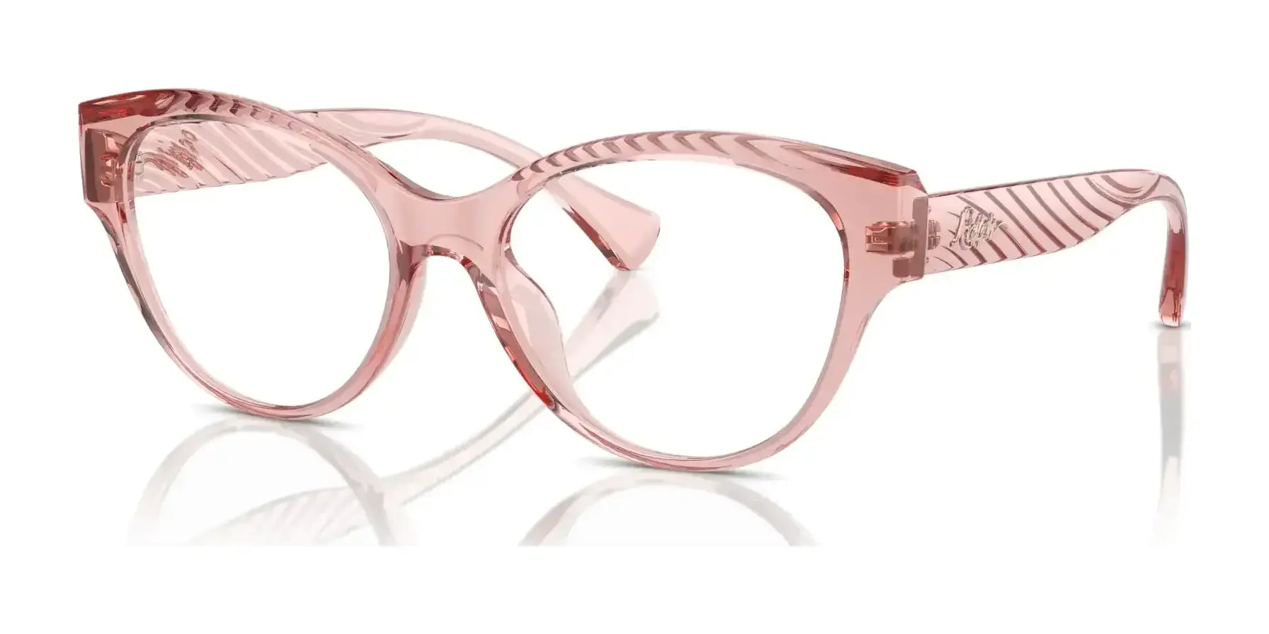 Ralph RA7164U Eyeglasses Shiny Transparent Pink