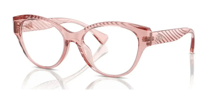 Ralph RA7164U Eyeglasses Shiny Transparent Pink