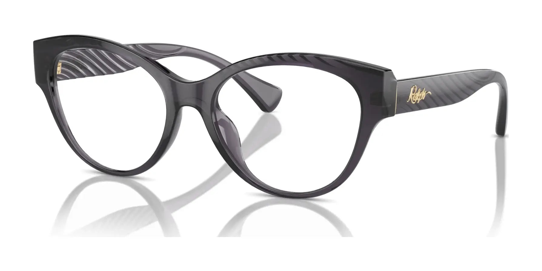 Ralph RA7164U Eyeglasses Shiny Transparent Violet