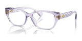 Ralph RA7165U Eyeglasses Shiny Transparent Lillac