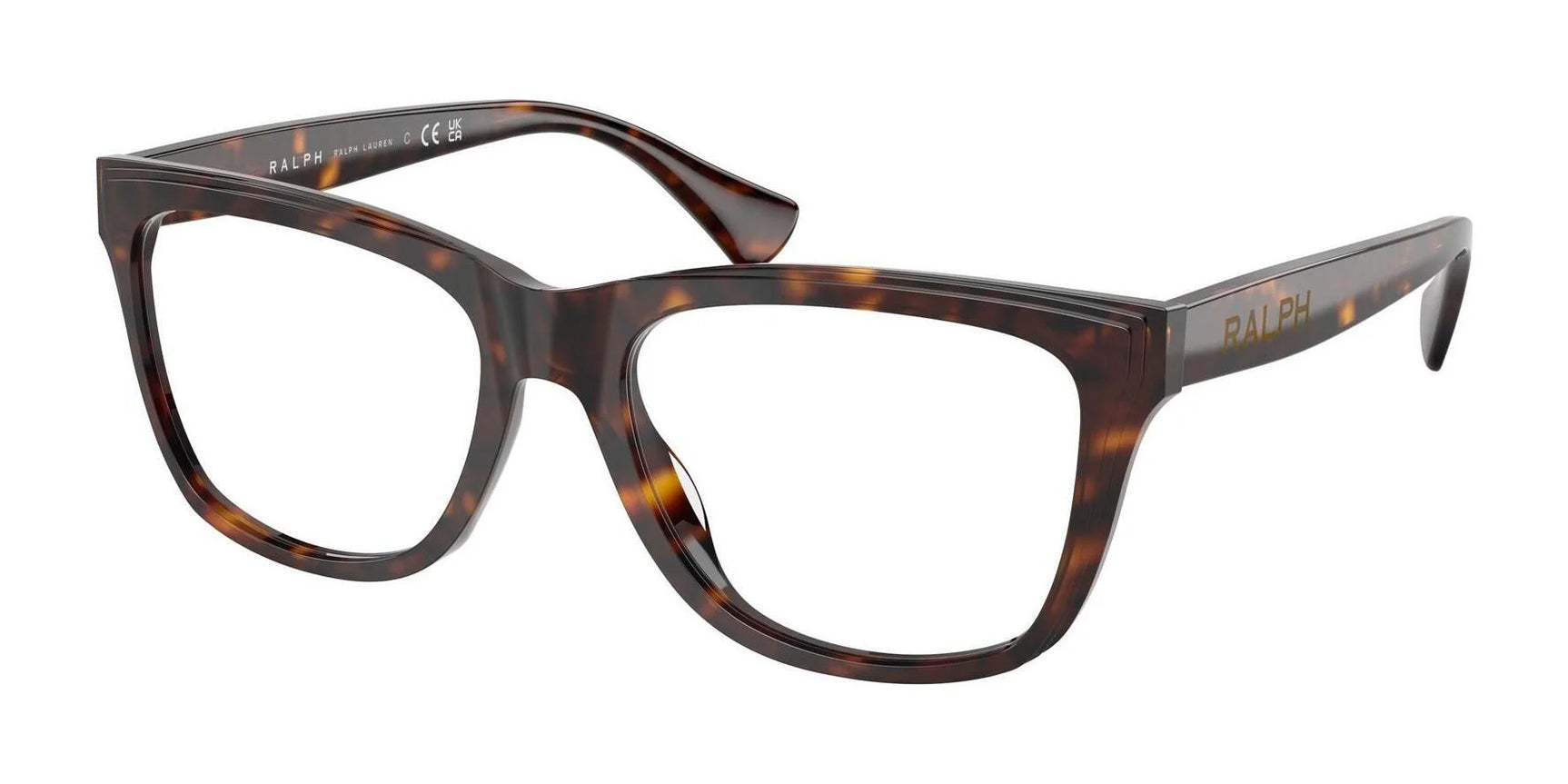 Ralph RA7170U Eyeglasses Shiny Dark Havana