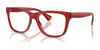 Ralph RA7170U Eyeglasses / Shiny Transparent Burgundy №6210 / Size 53