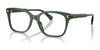 Ralph RA7174U Eyeglasses / Shiny Transparent Green №6206 / Size 53