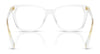 Ralph RA7177U Eyeglasses / Shiny Blush Crystal №5801 / Size 53