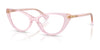 Ralph RA7181U Eyeglasses / Shiny Blush Crystal №6190 / Size 52