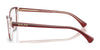 Ralph RA7186U Eyeglasses / Black On Transparent №6297 / Size 53