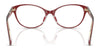 Ralph RA7186U Eyeglasses / Black On Transparent №6297 / Size 53