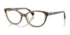 Ralph RA7186U Eyeglasses / Transparent Dark Tortoise №6294 / Size 53