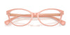 Ralph RA7186U Eyeglasses / Black On Transparent №6297 / Size 53