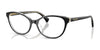 Ralph RA7186U Eyeglasses / Black On Transparent №6297 / Size 53