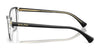 Ralph RA7186U Eyeglasses / Black On Transparent №6297 / Size 53