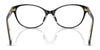 Ralph RA7186U Eyeglasses / Black On Transparent №6297 / Size 53