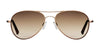 Randolph AMELIA Sunglasses | Size 57 / 22k Chocolate Gold / AGX Nylon (Polarized)