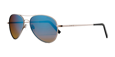 Randolph AMELIA Sunglasses / 22k Chocolate Gold / Nylon Gradient Northern Lights (Non-Polar)