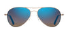 Randolph AMELIA Sunglasses | Size 57 / 22k Chocolate Gold / AGX Nylon (Polarized)
