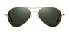 Randolph AMELIA Sunglasses | Size 57 / 22k Chocolate Gold / AGX Nylon (Polarized)