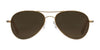Randolph AMELIA Sunglasses | Size 57 / 22k Chocolate Gold / AGX Nylon (Polarized)