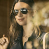 Randolph AMELIA Sunglasses | Size 57 / 22k Chocolate Gold / AGX Nylon (Polarized)