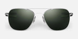 Randolph AVIATOR Sunglasses | Size 52 / Bright Chrome / AGX Non-Polar Glass