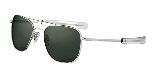 Randolph AVIATOR Sunglasses / Size 52 / Gunmetal / Glass American Gray (Non-Polar)