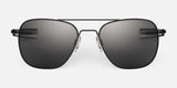 Randolph AVIATOR sunglasses in Size 58 boast a sleek metal frame and dark lenses for exceptional protection. Crafted by Randolph in the USA, these aviator-style sunglasses are presented on a white background.