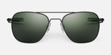 Randolph AVIATOR Sunglasses | Size 55 / Matte Black / AGX Polarized Glass