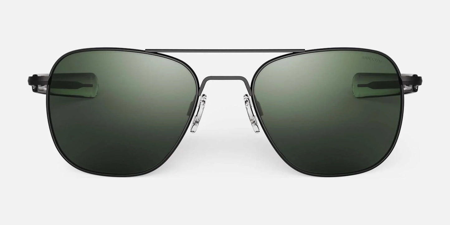 Randolph AVIATOR Sunglasses | Size 58 / Matte Black / AGX Polarized Glass